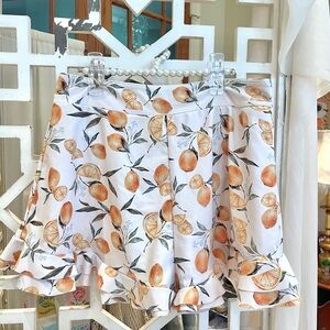 Lemon Women's ruffle Swim Shorts